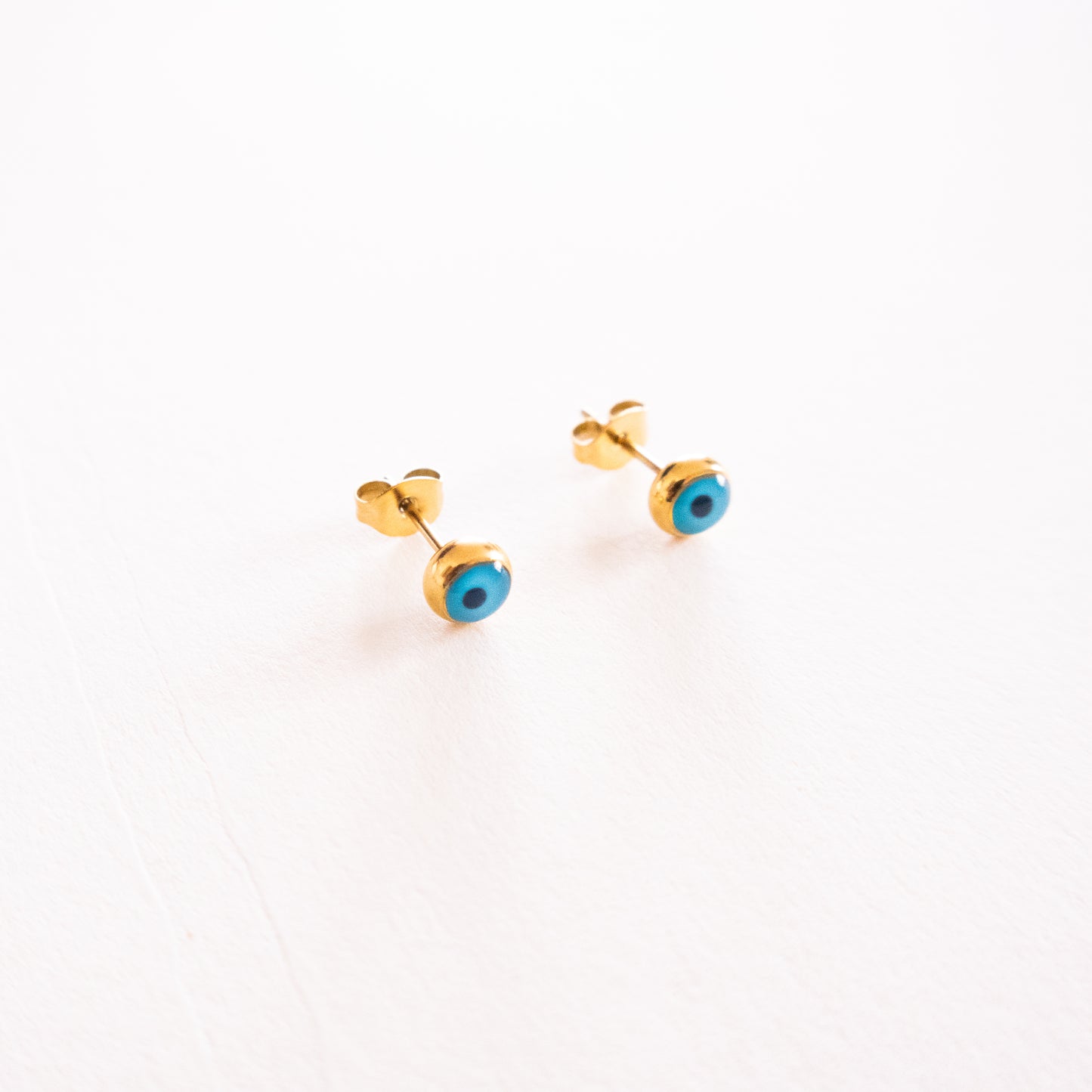 Luniva Evil Eye Stud Earrings