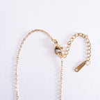 Green Marble Oval Pendant Necklace