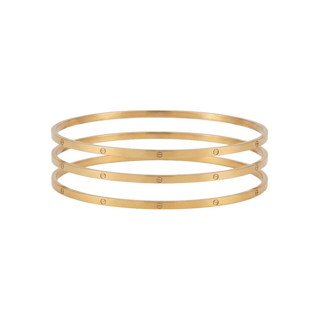 Gold-Tone Bangle Set (3-Pack)