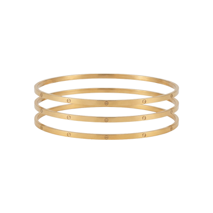 Gold-Tone Bangle Set (3-Pack)