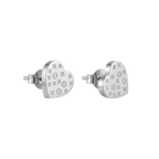 Vira Heart Stud Earrings