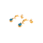 Zavira Evil Eye Drop Earrings