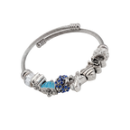 Stainless Steel Aureon Charm Cable Bracelet