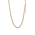 Elvara Rope Chain Necklace - Stainless Steel