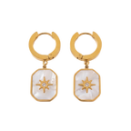 Starlight Enamel Star Earrings