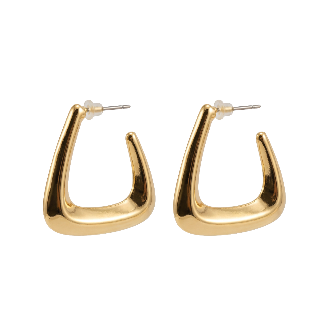 Bold Arc Chunky Earrings