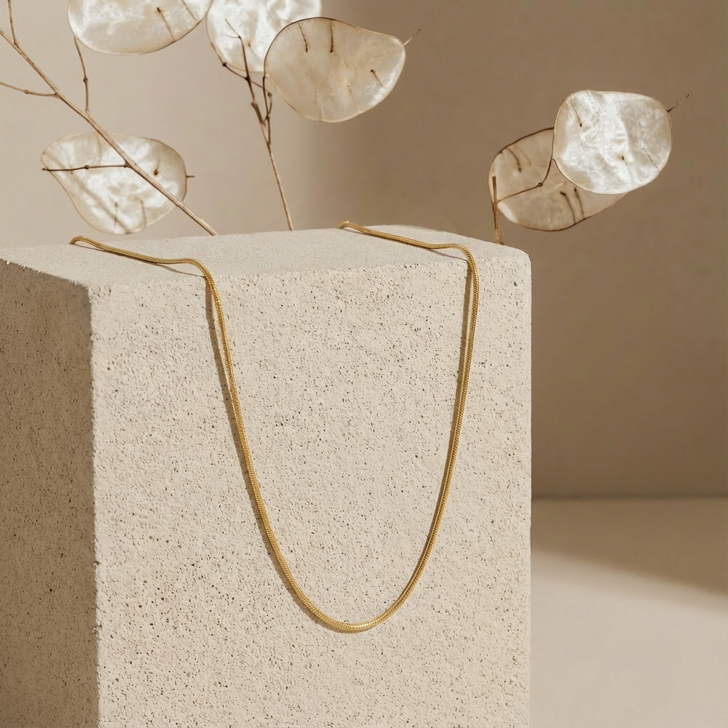 Solenne Snake Chain Necklace