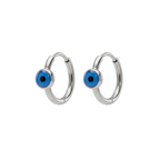Nazaré Evil Eye Hoop Earrings