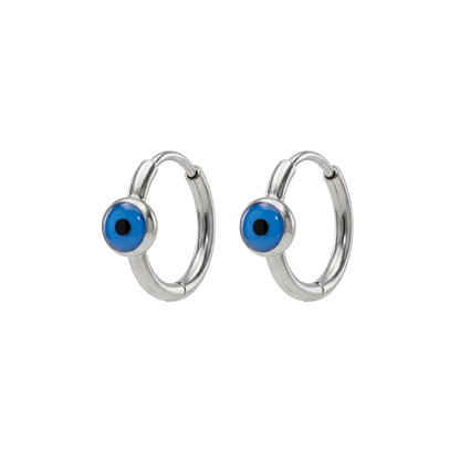 Nazaré Evil Eye Hoop Earrings