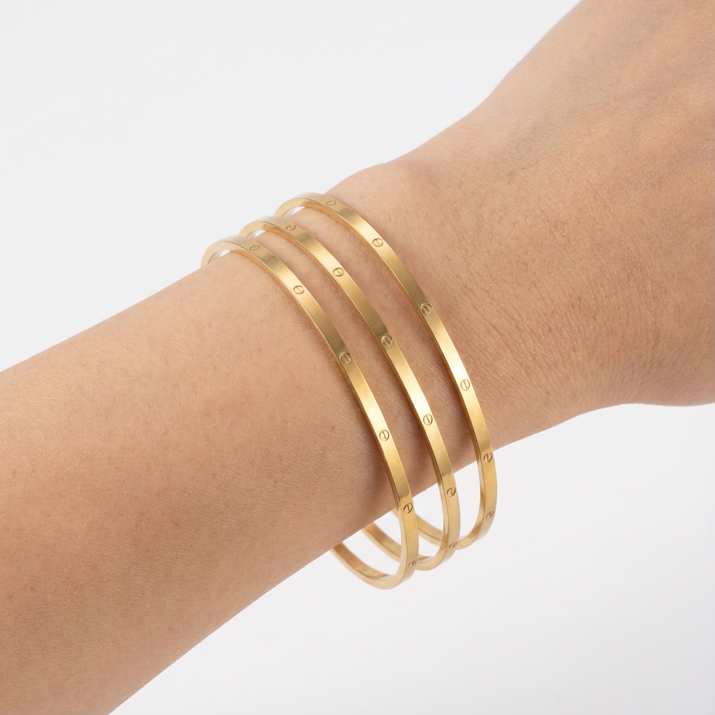 Gold-Tone Bangle Set (3-Pack)