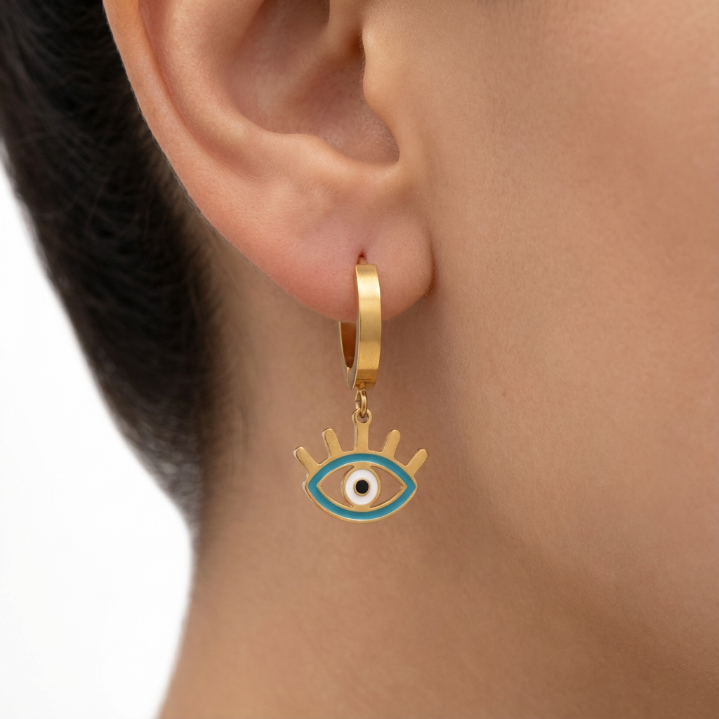 Eye Charm Earrings