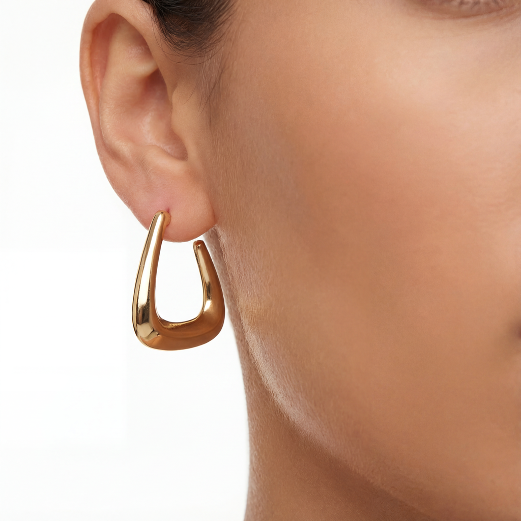 Bold Arc Chunky Earrings