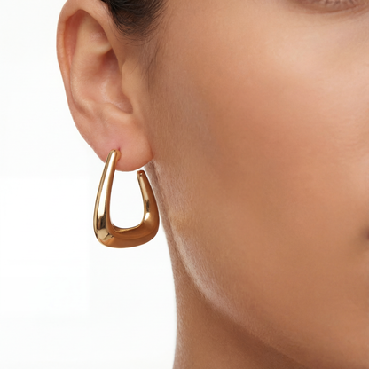Bold Arc Chunky Earrings