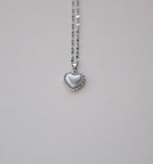 Stainless Steel Heart Pendant Necklace