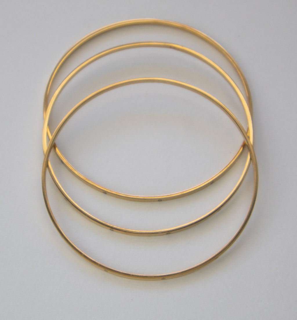 Gold-Tone Bangle Set (3-Pack)