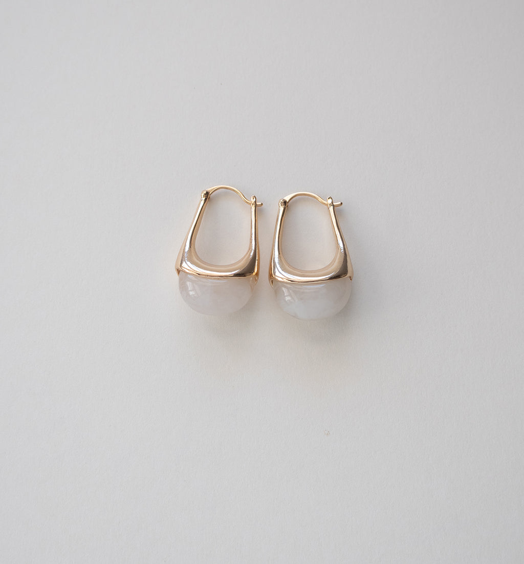 Brincos de argola em aço inoxidável