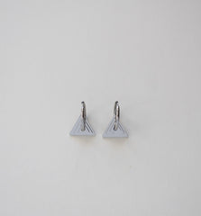 Stainless Steel Triangular Earrings