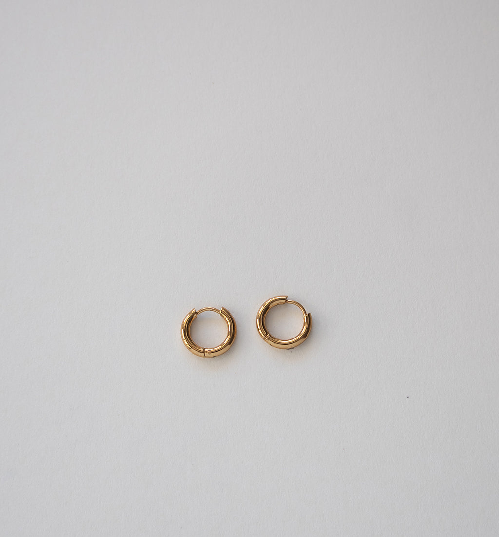 Stainless Steel Small Classic Hoop Earrings
