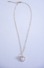 Crystal Halo Heart Pendant Necklace