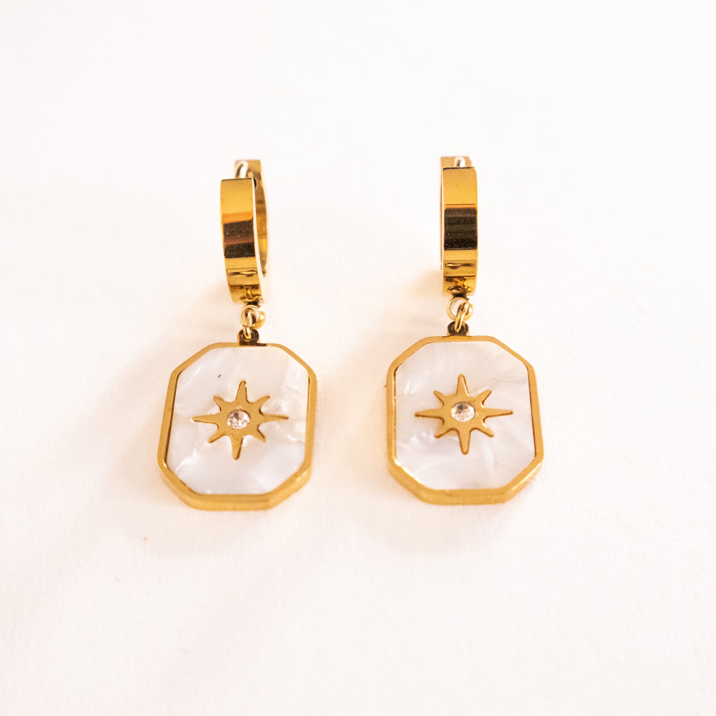 Starlight Enamel Star Earrings