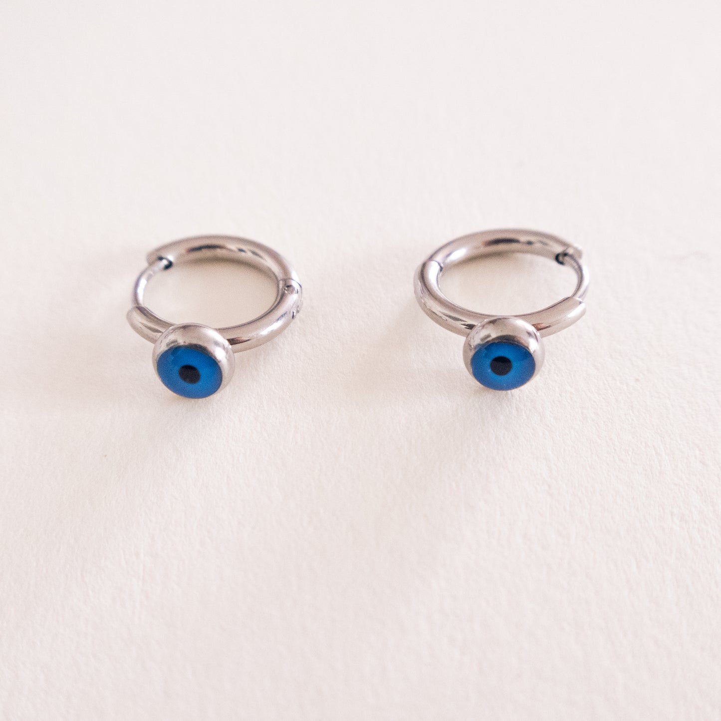 Nazaré Evil Eye Hoop Earrings