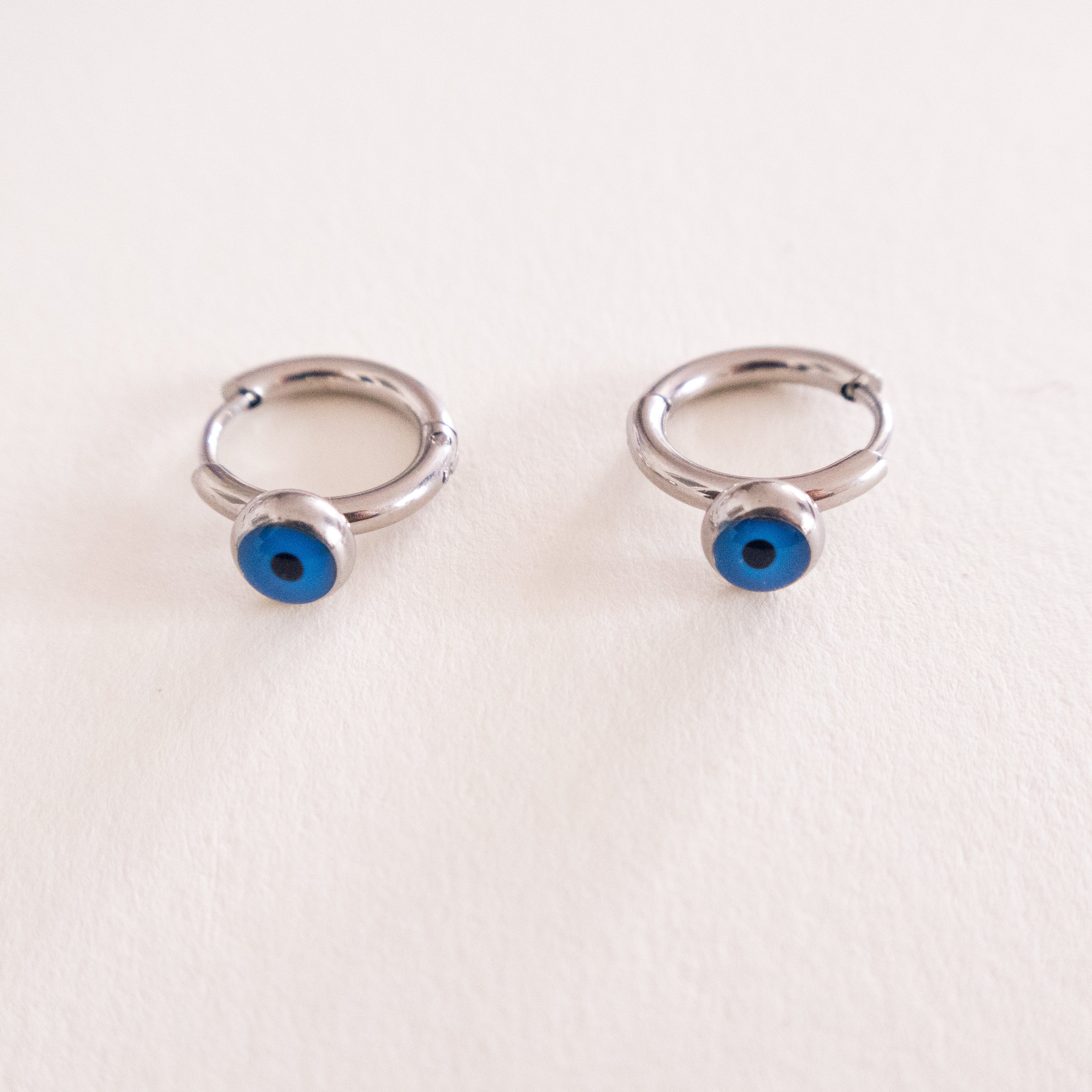 Nazaré Evil Eye Hoop Earrings