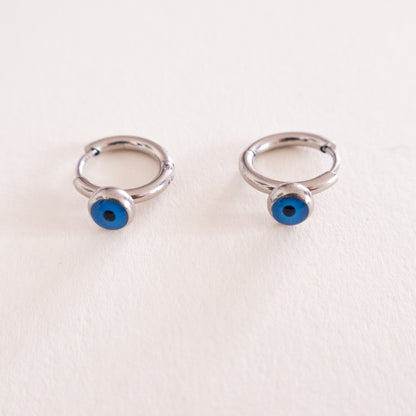 Nazaré Evil Eye Hoop Earrings