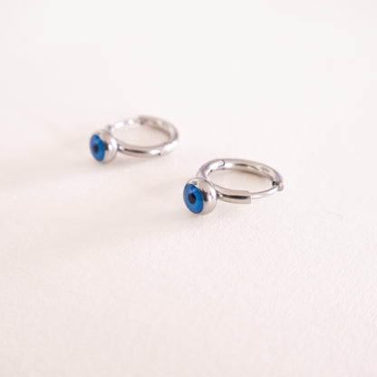 Nazaré Evil Eye Hoop Earrings