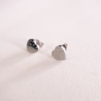 Vira Heart Stud Earrings