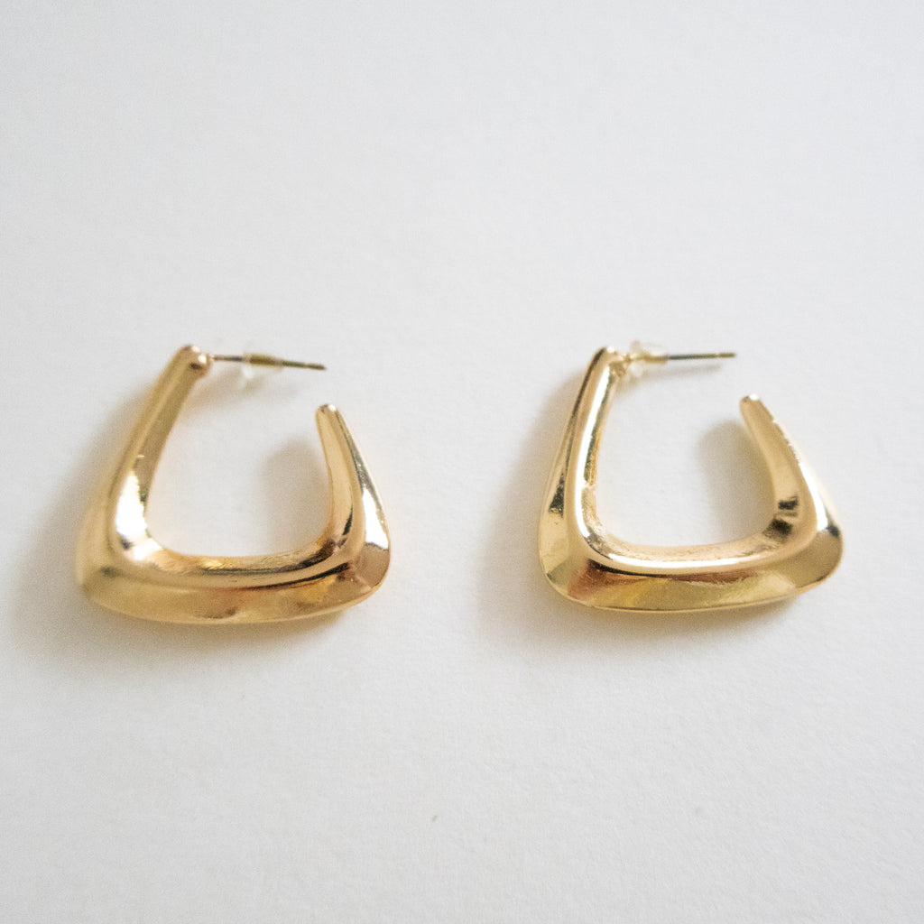 Bold Arc Chunky Earrings
