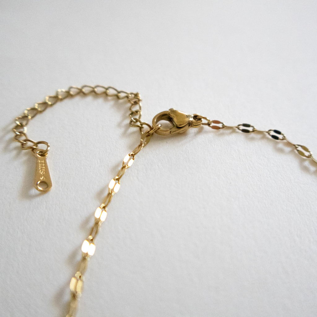 Luminous Blue Orbit Pendant Necklace