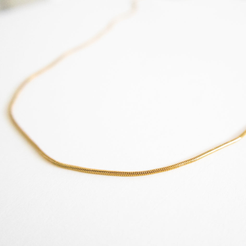 Solenne Snake Chain Necklace