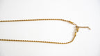 Elvara Rope Chain Necklace - Stainless Steel