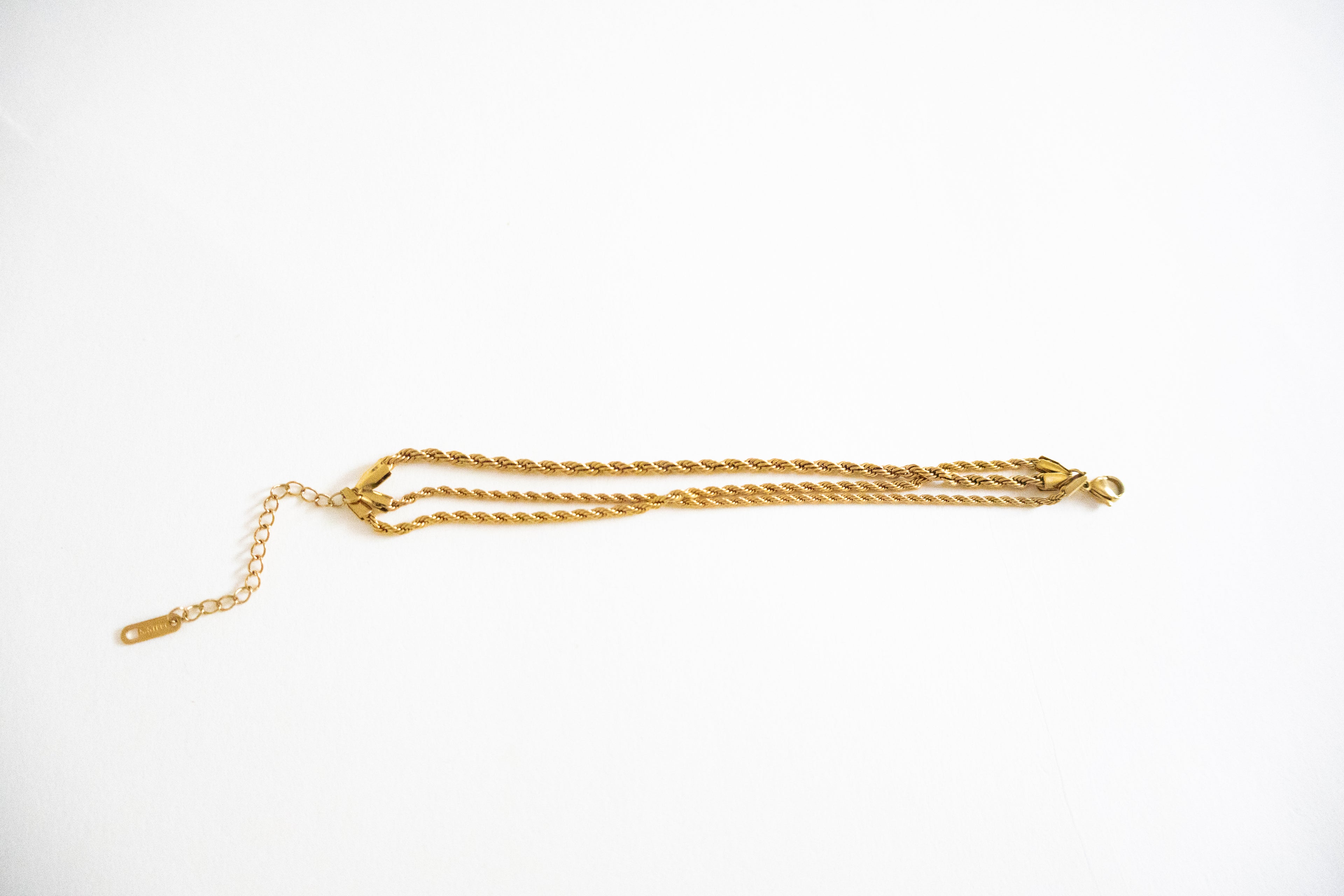 Calira Rope Chain Bracelet Stainless Steel