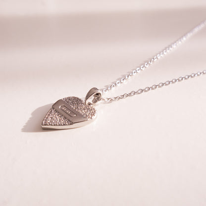 LOVE Engraved Heart Necklace