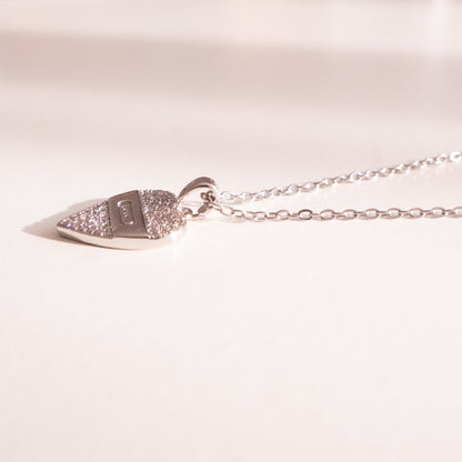 LOVE Engraved Heart Necklace