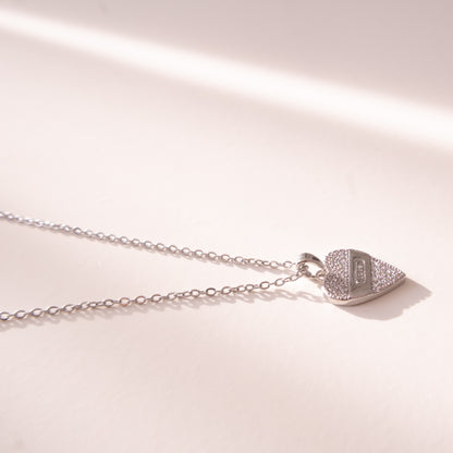 LOVE Engraved Heart Necklace
