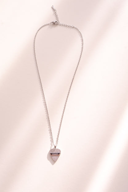 LOVE Engraved Heart Necklace