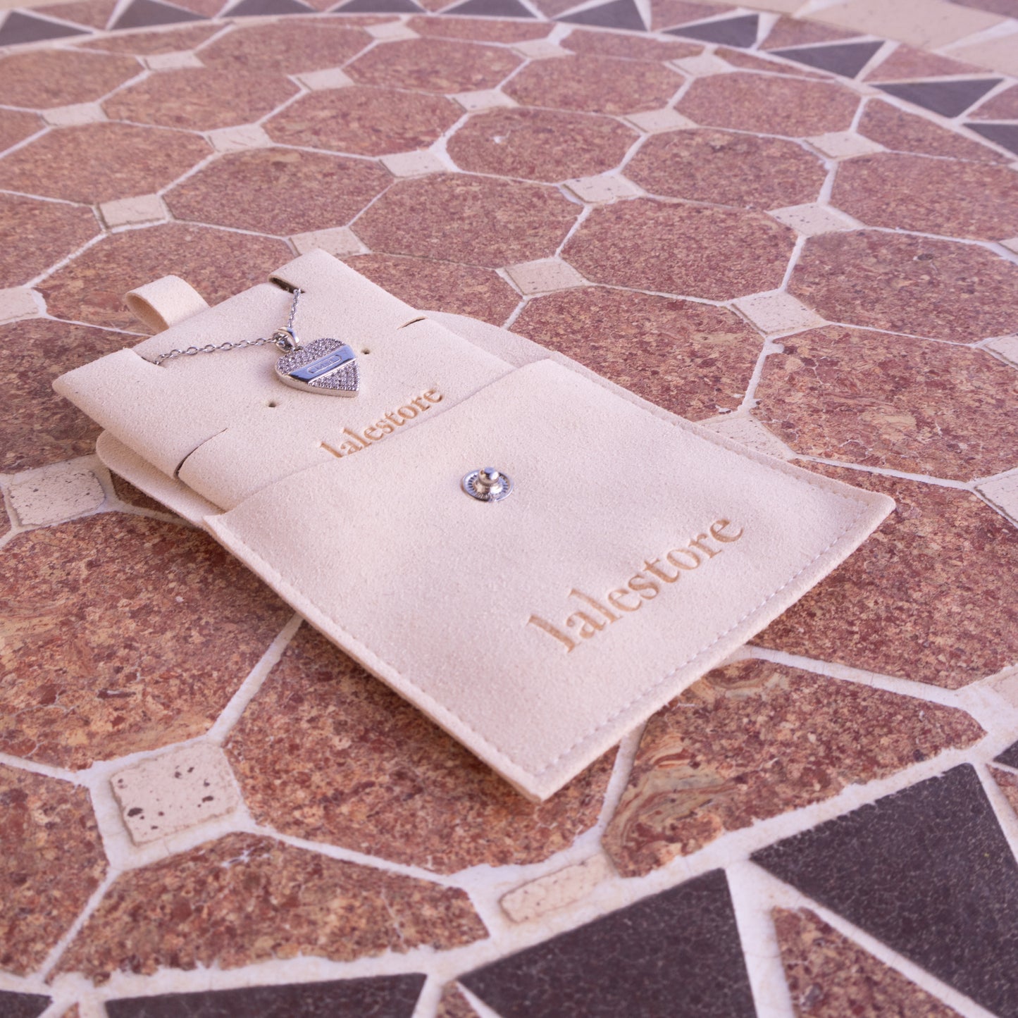 LOVE Engraved Heart Necklace