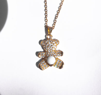 Ursinho Teddy Bear Sea Foam Necklace