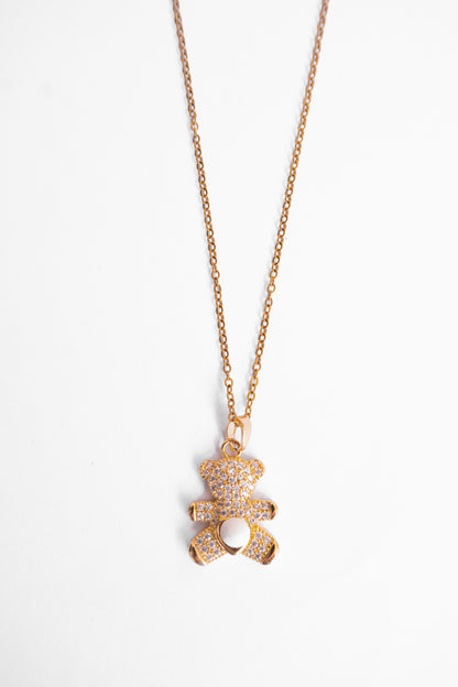Ursinho Teddy Bear Sea Foam Necklace
