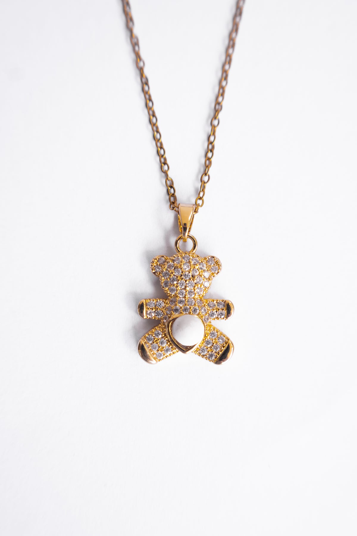 Ursinho Teddy Bear Sea Foam Necklace