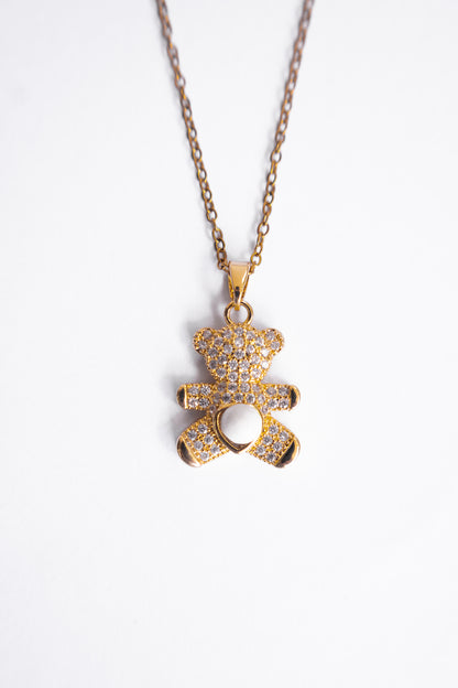 Ursinho Teddy Bear Sea Foam Necklace
