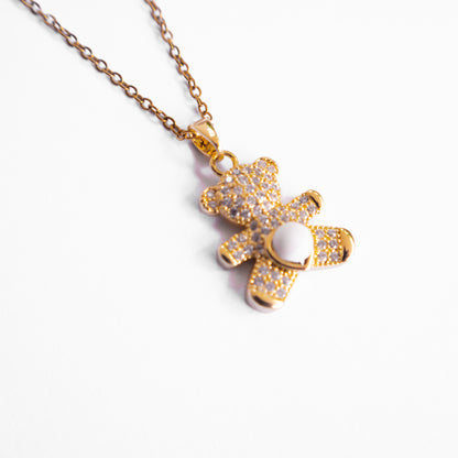 Ursinho Teddy Bear Sea Foam Necklace