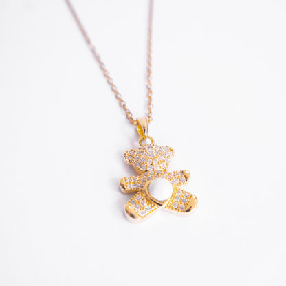 Ursinho Teddy Bear Sea Foam Necklace