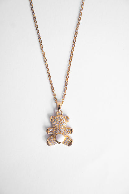 Ursinho Teddy Bear Sea Foam Necklace