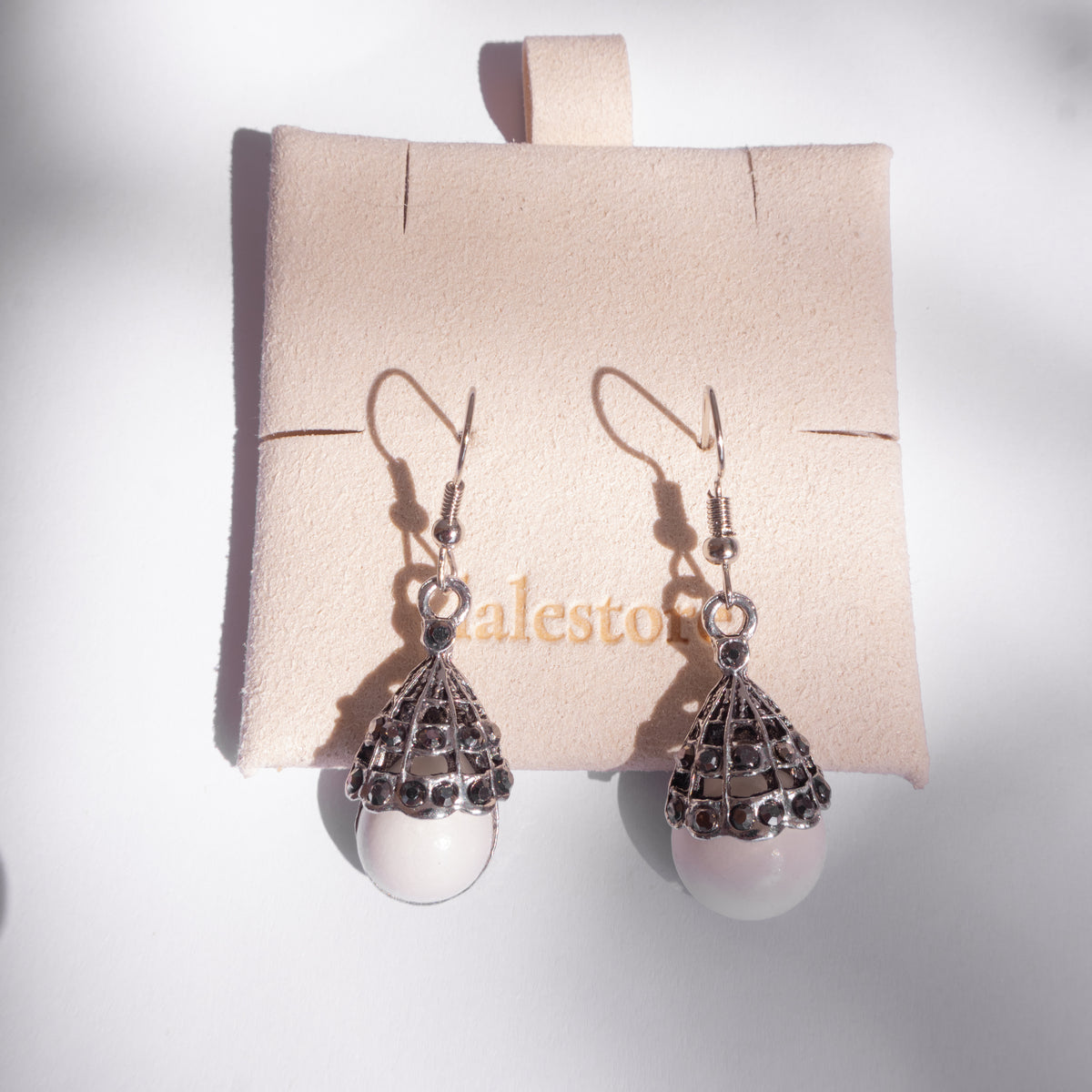 Lanterna Sea Foam Drop Earrings