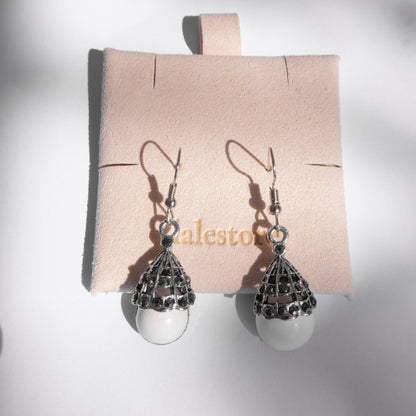 Lanterna Sea Foam Drop Earrings