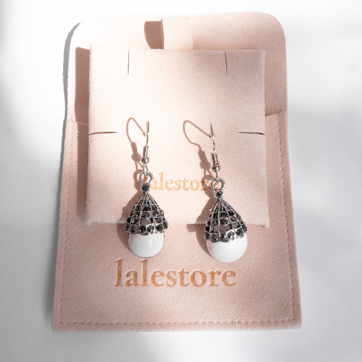 Lanterna Sea Foam Drop Earrings