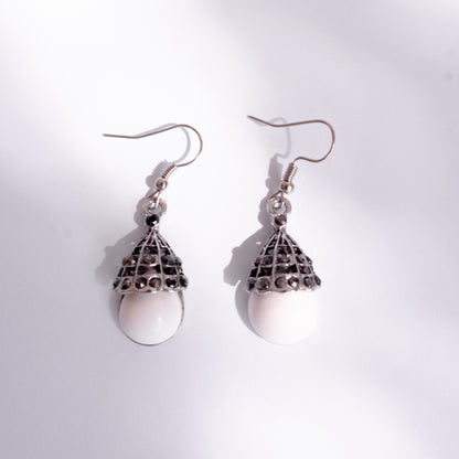 Lanterna Sea Foam Drop Earrings